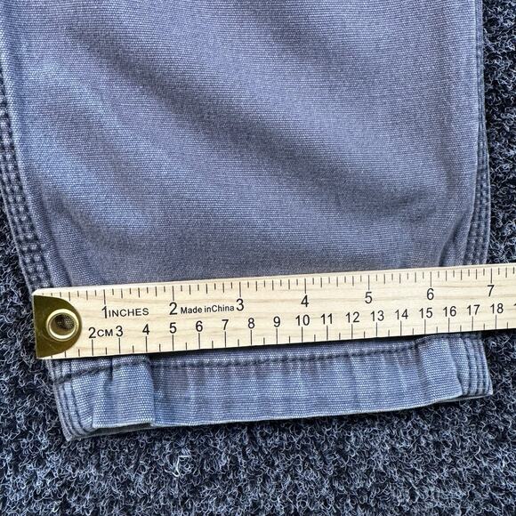 Carhartt‎ Men's Relaxed Fit Carpenter Pants Gray 33x30 Hammer Loop Workwear - Picture 7 of 8
